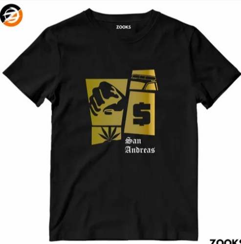 90-220 GSM	Half Sleeves Printed T Shirt