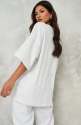 Women Oversized Round Neck Plain T Shirts  thumb 3
