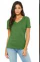 Women V Neck Fancy Plain T Shirts