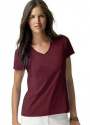 Women V Neck Fancy Plain T Shirts thumb 1