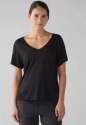 Women V Neck Fancy Plain T Shirts thumb 3