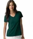 Women V Neck Fancy Plain T Shirts thumb 5