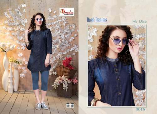 Dash denim kurti  by Gargi Fashion World