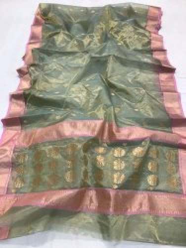 Designer Chanderi Katan Silk Saree