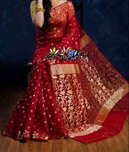 Designer Dhakai Muslin Jamdani Sarees 