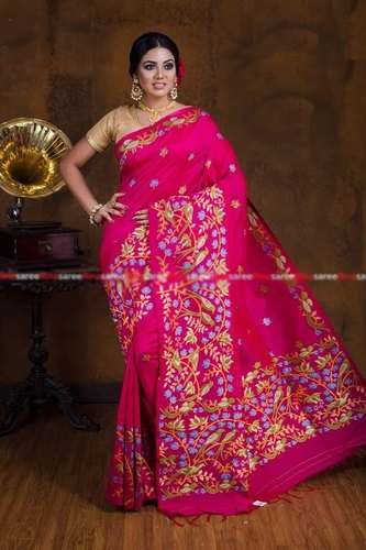 Silk Cotton Dhakai Jamdani Sarees  by Exim Infinity