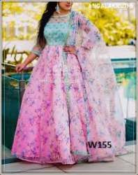 Digital Printed Designer Wear Embroidered