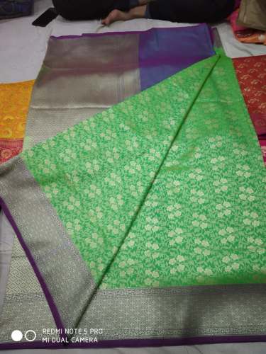 Designer Cotton Silk Sraee by aasim shuraim