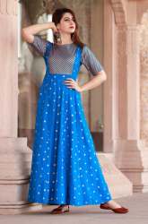 Long gown style rayon kurti