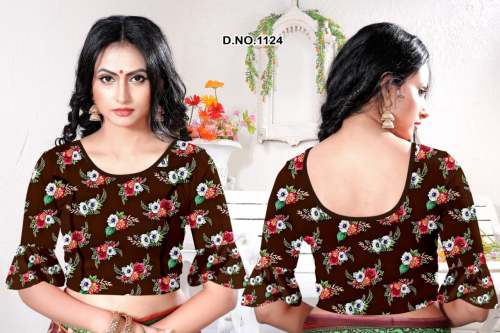 Brown Readymade Blouse