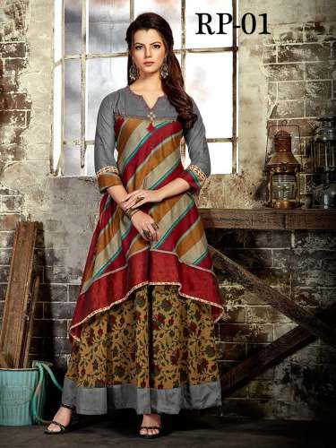 Prinvel Roop Rani Chanderi cotton by Prinvel Enterprise