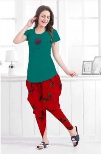 Buy Night Suit Hear Printed For Ladies
