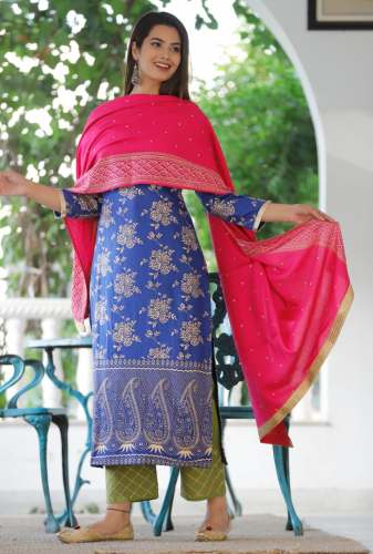 Designer Blue Readymade suit