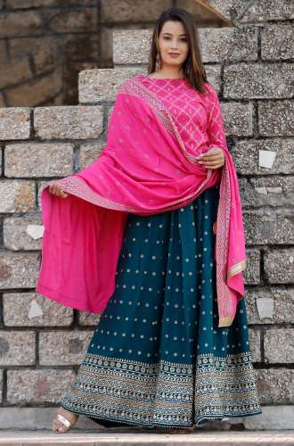 Designer Indo western Skirt with Top