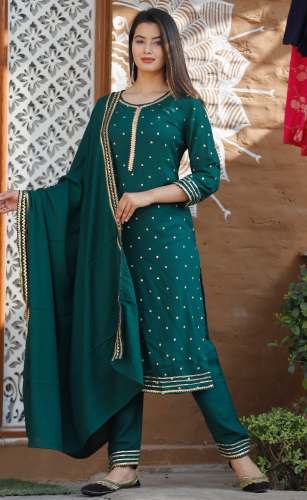 Designer Readymade Churidar Suit by Ethnic pvt ltd