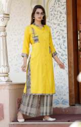 Fancy Kurti with Plazzo set