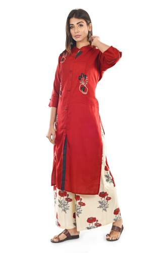 Stylish Party wear Kurti Plazzo set