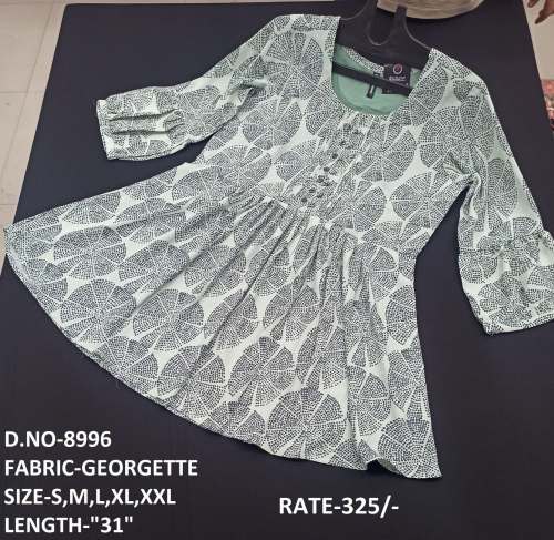 letest designer short top for ladies