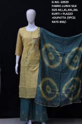 letest kurti with palazzo and dupatta collection