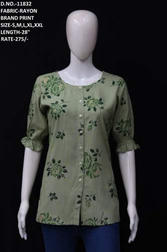 letest Rayon brand Print Tunic 