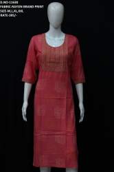 letest rayon branded designer kurti