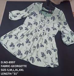 LETEST WESTERN TOP IN GEORGETTE FABRIC