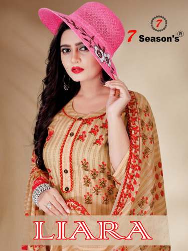 liara cotton kurti with dupatta digital print