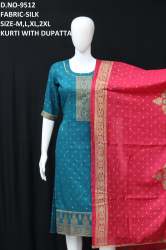 new letest partywear kurti with dupatta collection