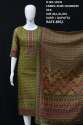 new pure silk kurti with dupatta in hand work