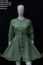 New Pure Silk Short top for ladies