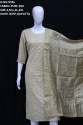Pure silk kurti with dupatta in sequence work thumb 3