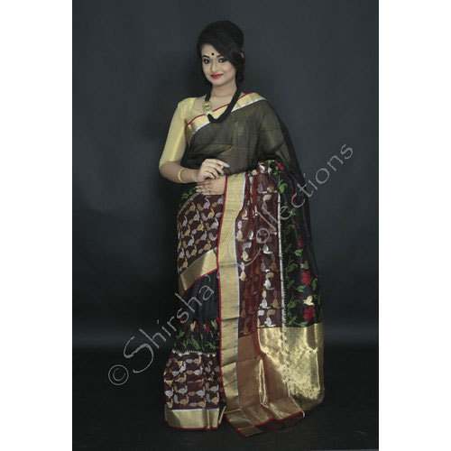 Chanderi Silk Saree by Shirshas Collections