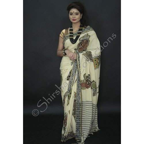 Kalamkari Handloom Cotton Saree by Shirshas Collections