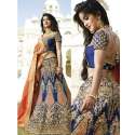Stylish Embroidered Silk Lehenga Choli