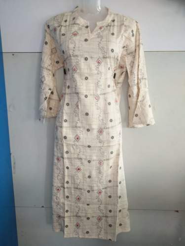 Jaipur slab Cotton Kurtis with embroidery 