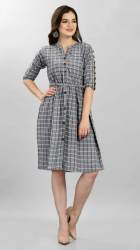 Fancy Printed Kurti with belt