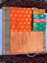 Pure kitanic kora silk saree thumb 1