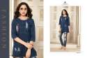 black denim fancy kurti