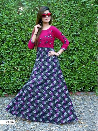 long anarkali kurti