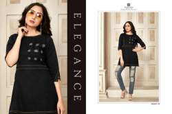 short black designer kurti