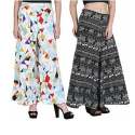 Ladies Cotton and Printed Palazzo Pant thumb 2
