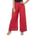Ladies Cotton and Printed Palazzo Pant thumb 3