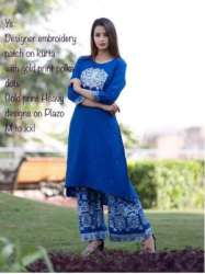Ladies Printed Palazzo Kurti
