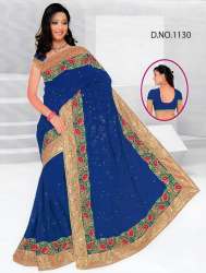 Designer Chiffon Saree for Ladies