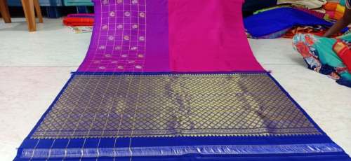 Designer Pure Pattu silk Saree by Sowjanya Gadwal Sarees