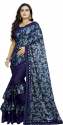 Janashree Designer Lycra  Blend Ruffle Saree