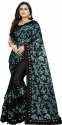 Janashree Designer Lycra  Blend Ruffle Saree thumb 2