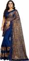 Janashree Designer Lycra  Blend Ruffle Saree thumb 6