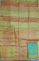 Weaving Linen Tissue Pure Sarees 