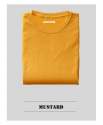 Mustard Plain Basic T shirt thumb 1
